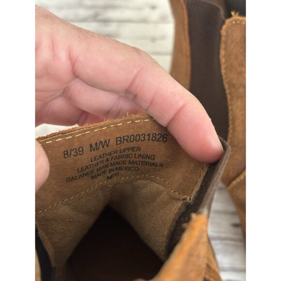 Born Tabby Chelsea Boot (Women) Brown Leather Suede Size 8 - Picture 9 of 13